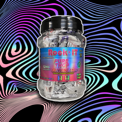 12MG cotton Candy gummies